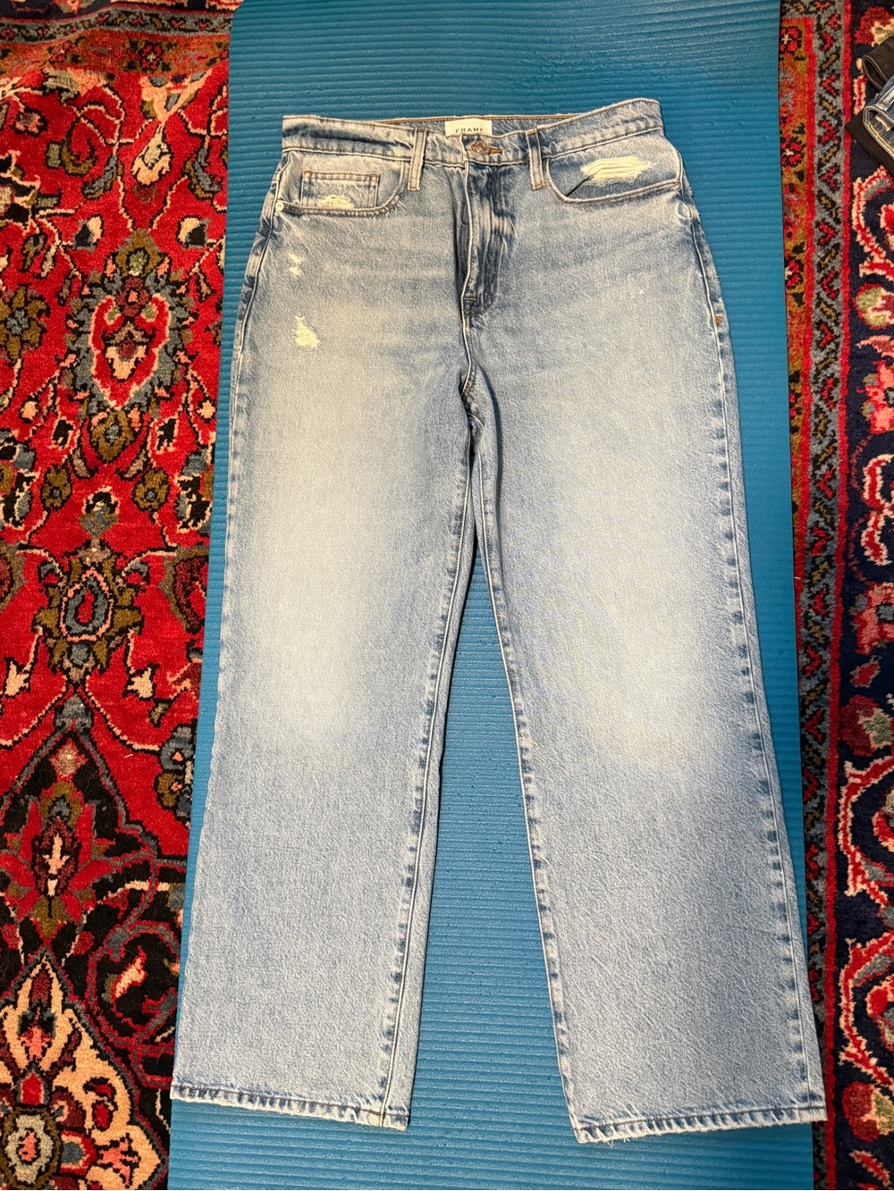 Frame Denim “Le Jane” Light Blue Straight-Leg Women’s Jeans